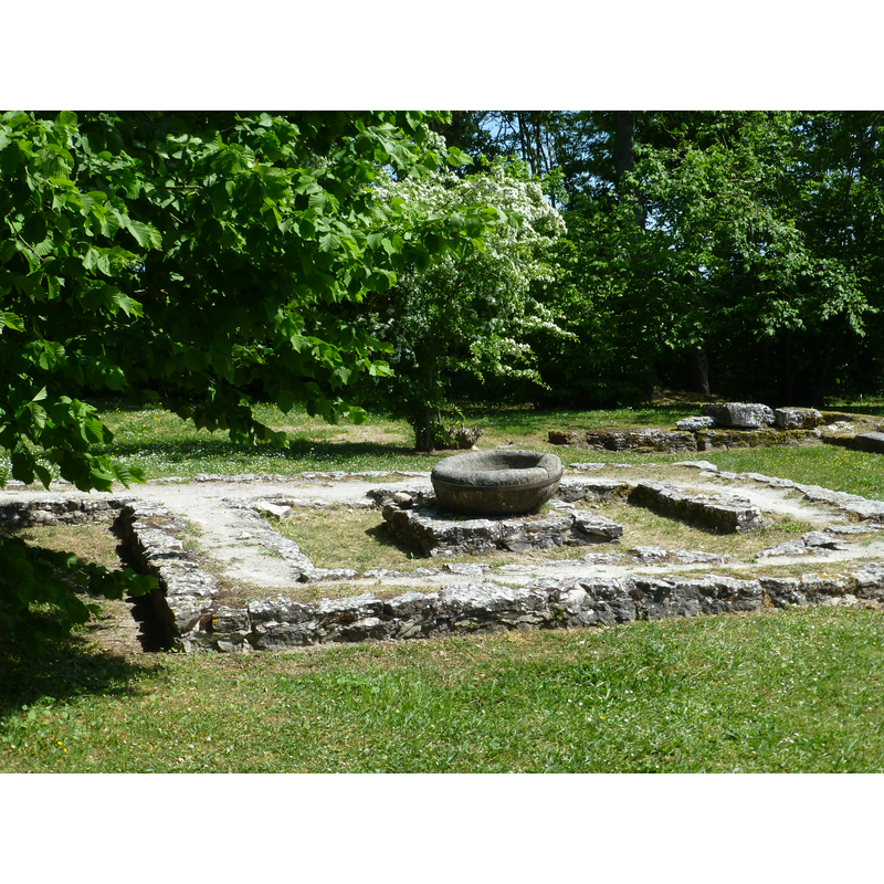 the hemispheric stone vessel in the abbey grounds