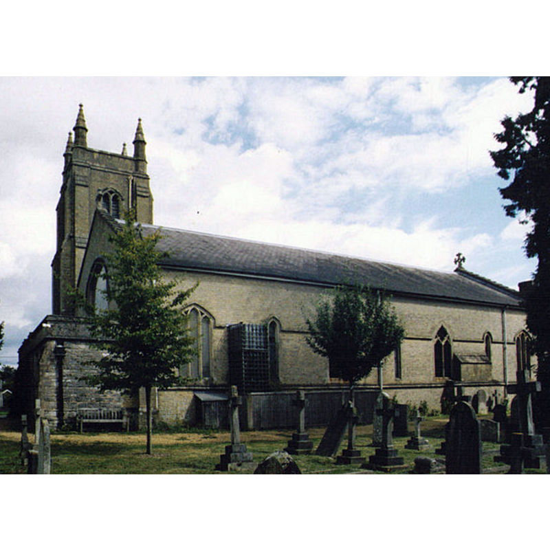 Source caption: "All Saints, Botley. Grade 2 listed building erected in 1836."