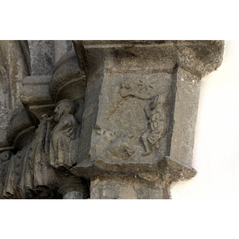 the southernmost capital showing the Annunciation to the Shepherds