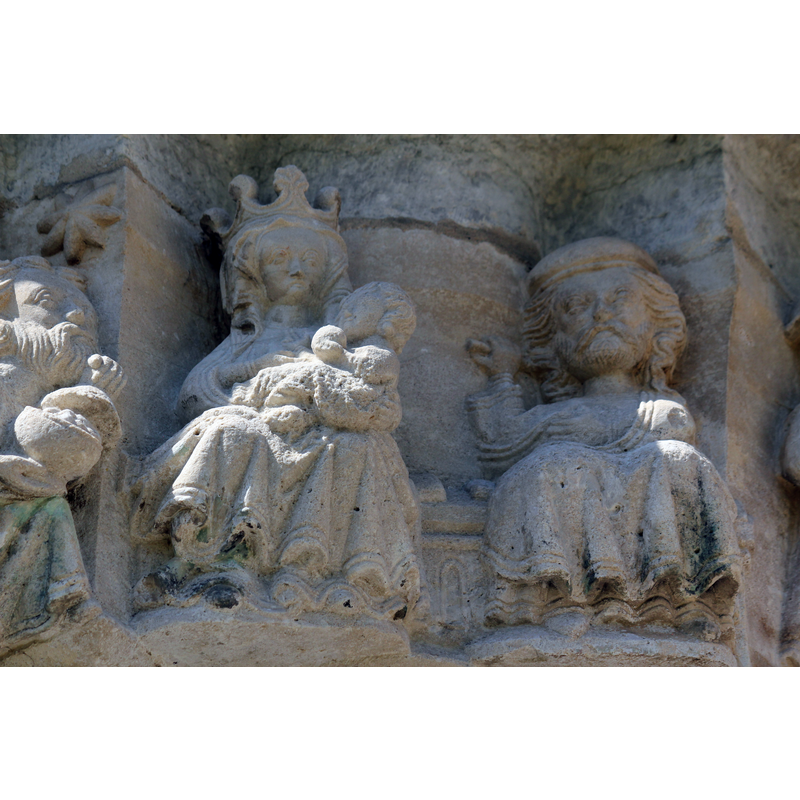 Adoration of the Magi: detail