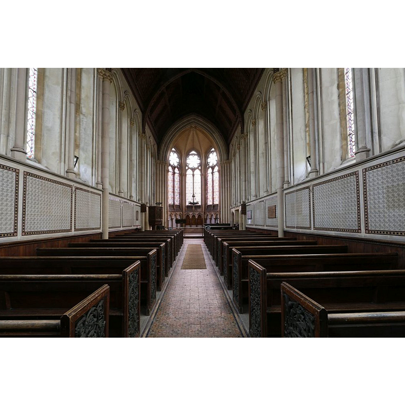 the church of 1866, the third on this site