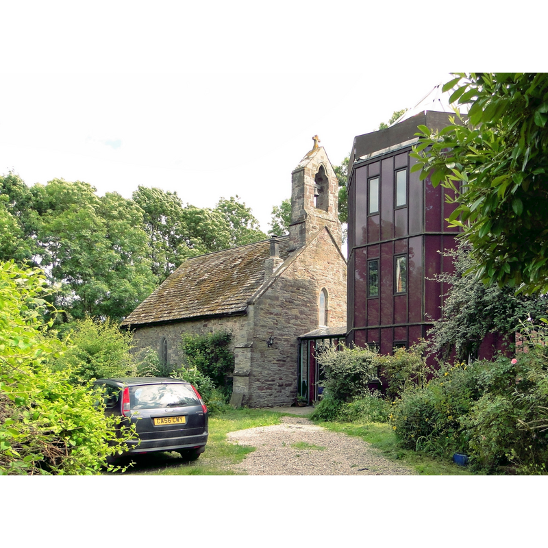Source caption: "The former church of St Mary Magdalene, converted to a house in 1982."