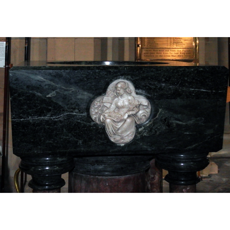 the late-19thC font