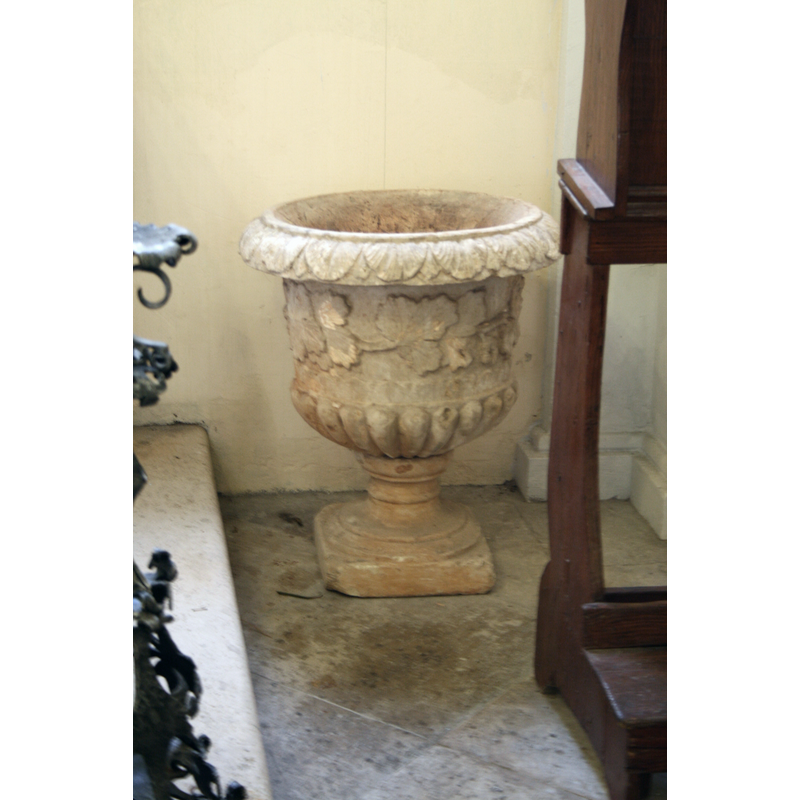 appears to be a garden ornament re-used inside the church