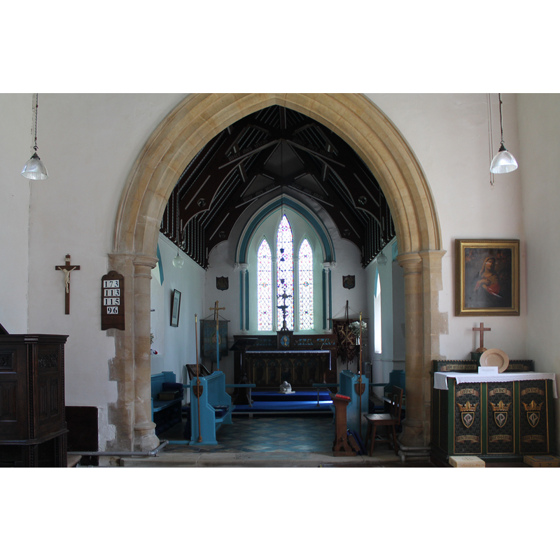 the chancel was re-built in the mid-19th century