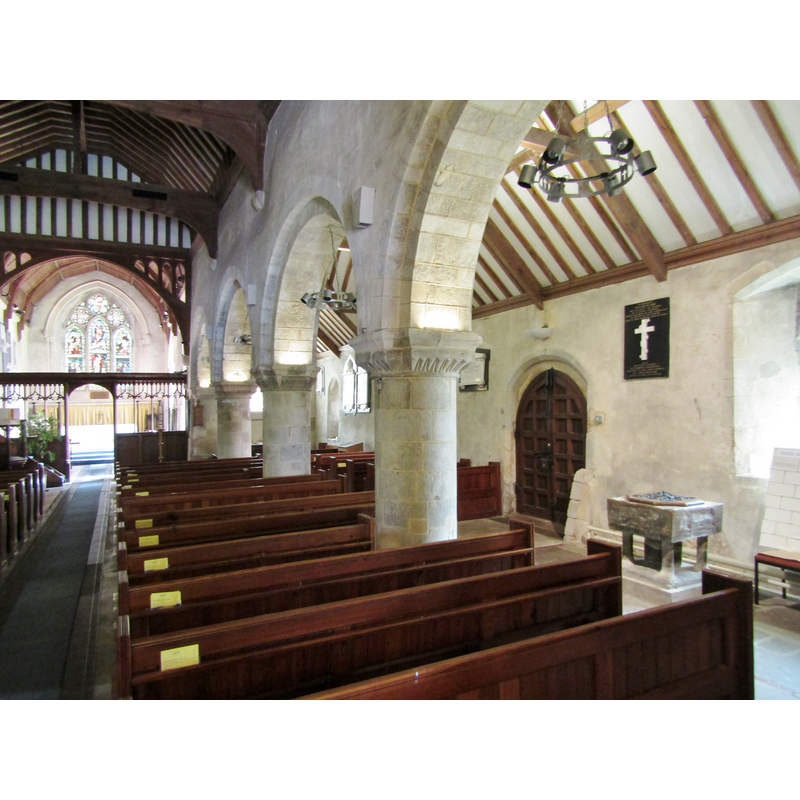 by the south doorway