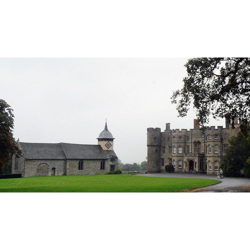 the church and castle, cheek by jowl