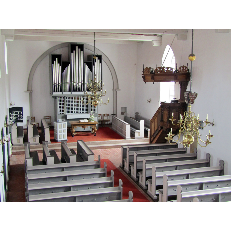 the organ is at the east end