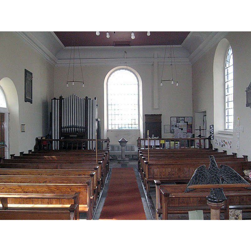 the modern Church of the Blessed Virgon Mary, consecrated in 1732
