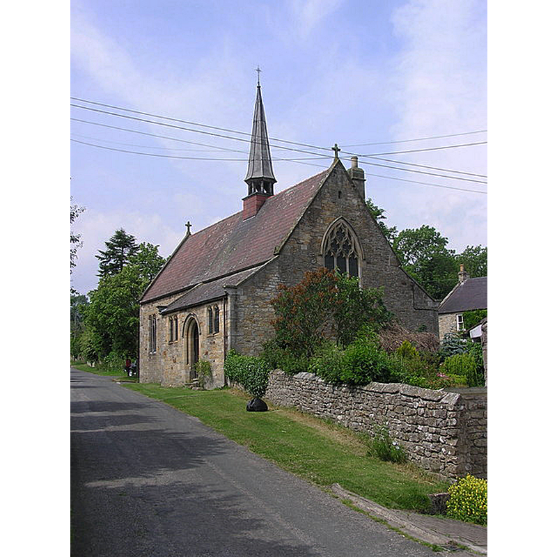 Source caption: "The Church of St.James : Dalton. The church was built in 1897. Architect, W.S.Hicks".