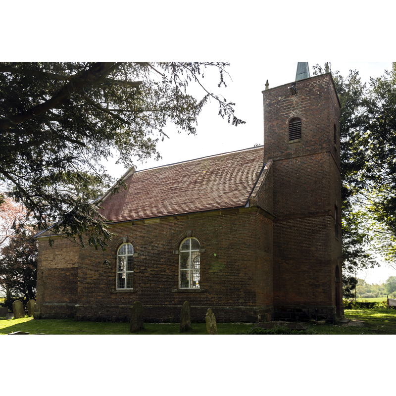 the mid-18thC re-building of the original medieval church at Gautby