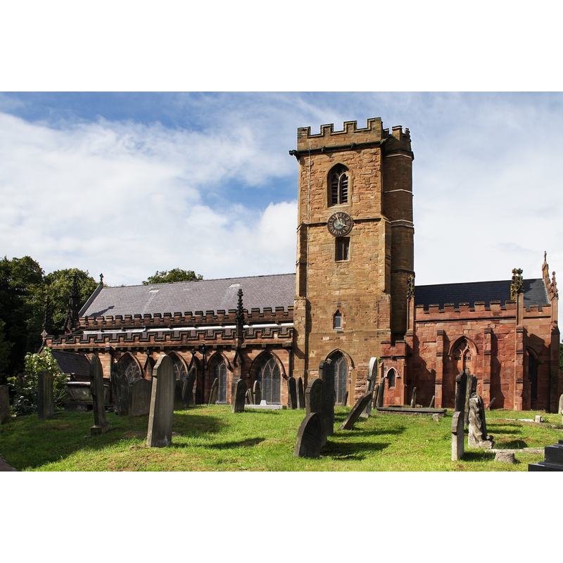 original church pre-1200; present church is 1878 re-building