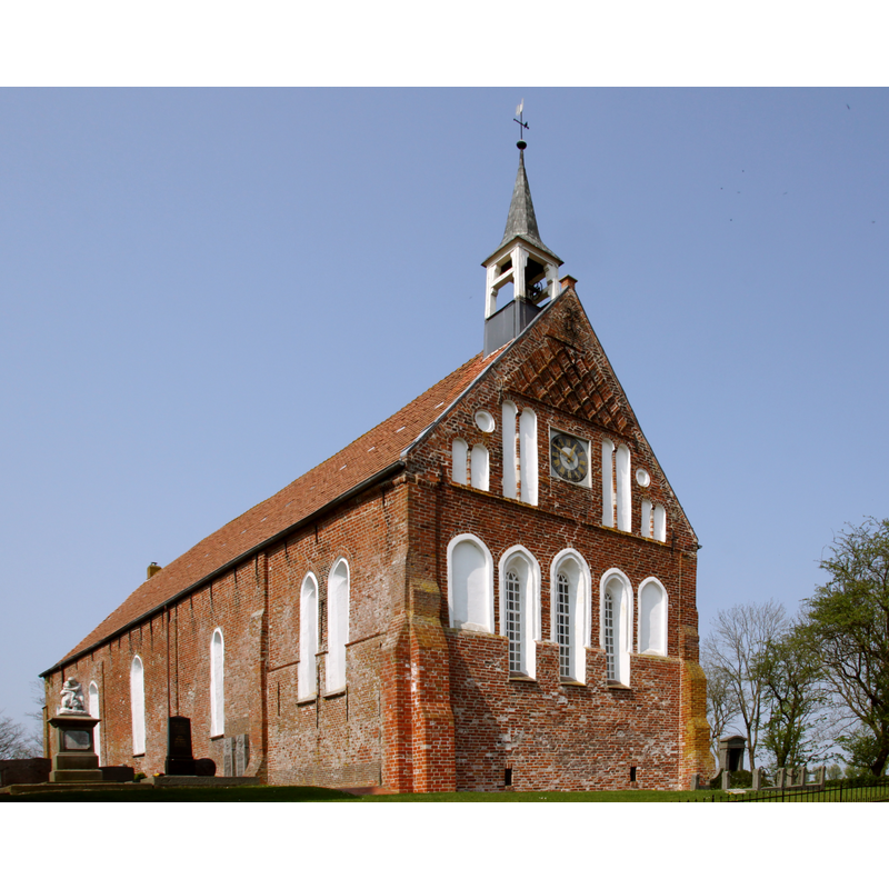 the 17thC separate bell tower stands to the left [not visible in the photograph]