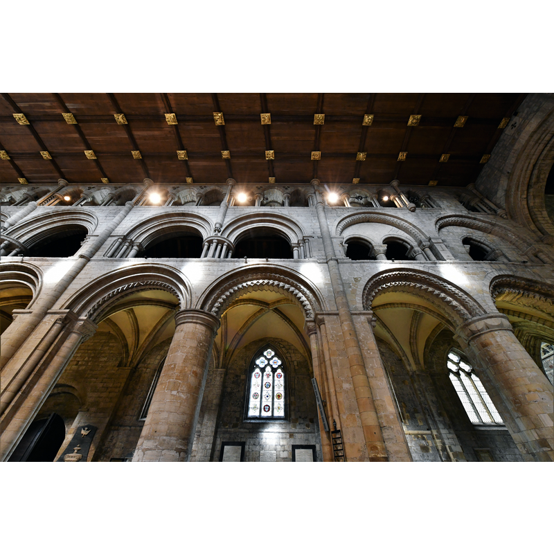Source caption: "Selby Abbey: Norman construction of the nave".
