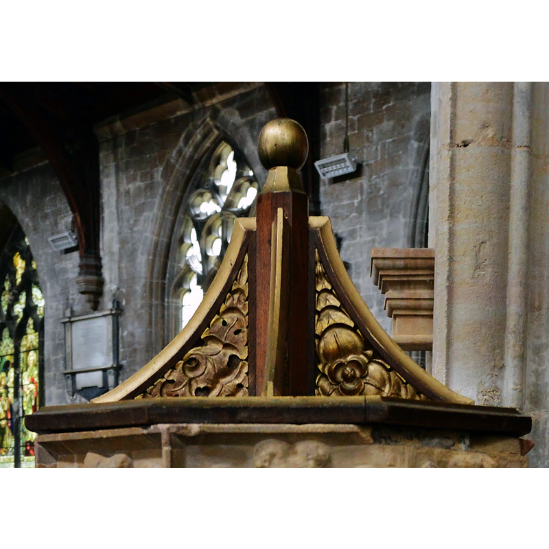 the ornate gilded cover
