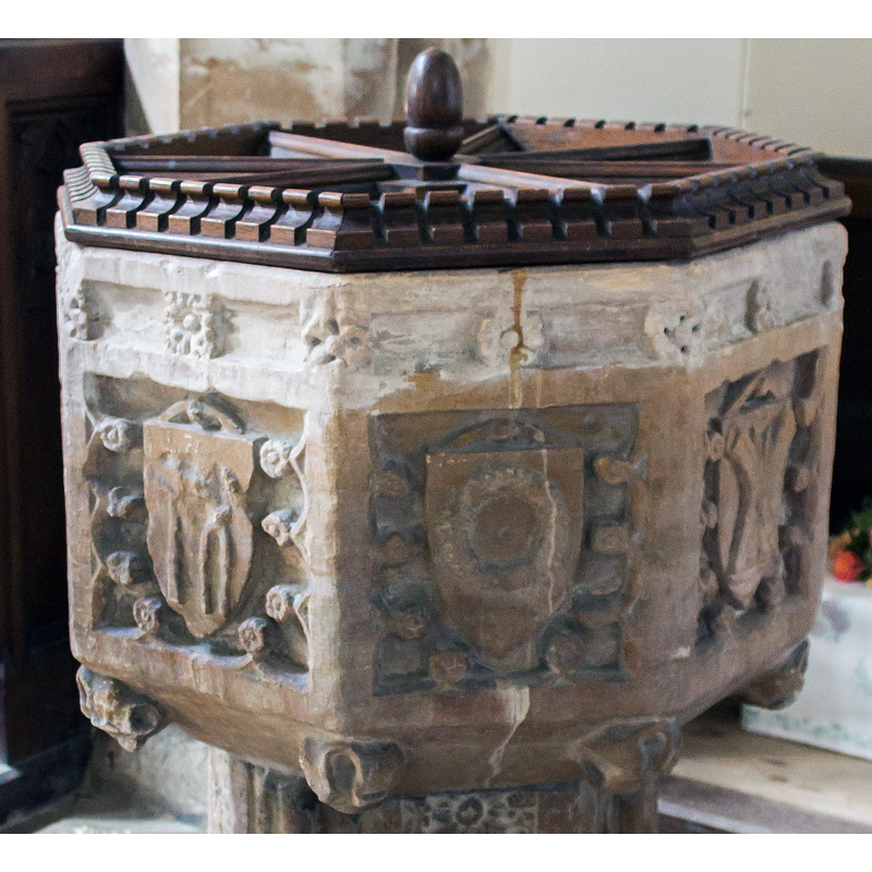 seen here in the centre panel