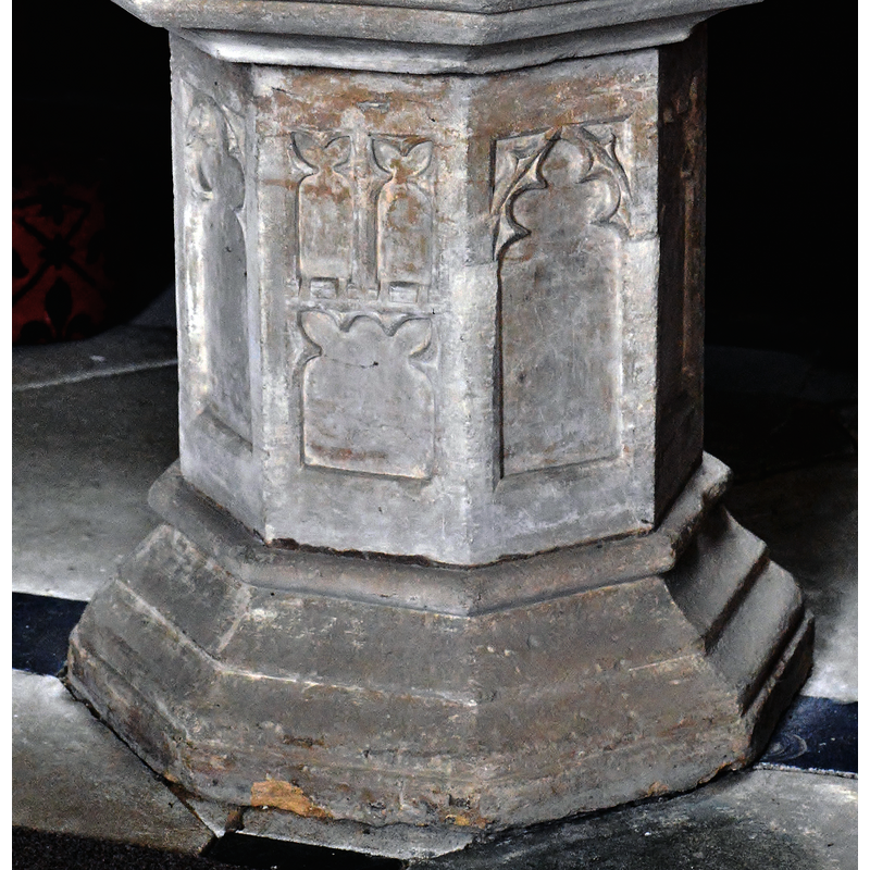 on the splaying octagonal lower base