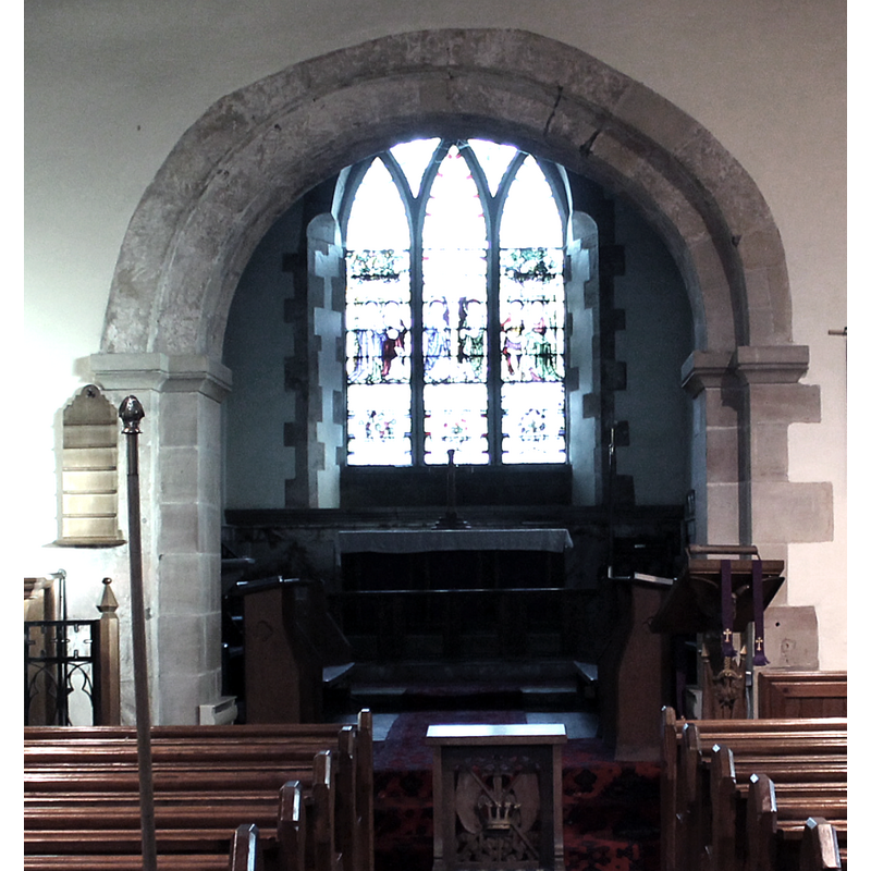 Source caption: "The chancel arch is of Saxon origin and may well have been built before William I conquered England." [NB: Historic England dates the chancel to the 13thC, as does Rickman (1825)]