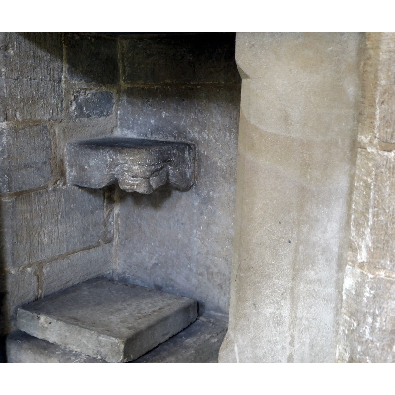 Source caption: "This Piscina is at the head of the South Aisle".