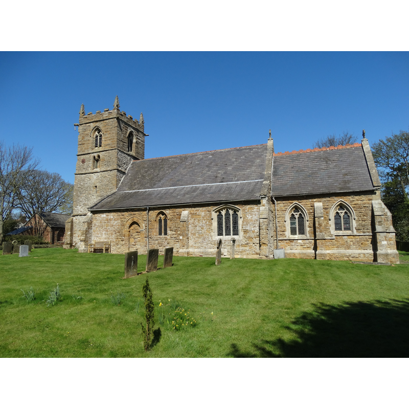 Source caption: "St Peter's Church, Normanby-le-Wold. There has been a worshipping community on this site for many centuries and the Domesday Book mentions a church at Normanby although today there is no trace of what was presumably an Anglo Saxon building. The present building was probably built in the 13th Century and the earliest parish registers, now held in the Lincoln County Archives, date back to 1561".