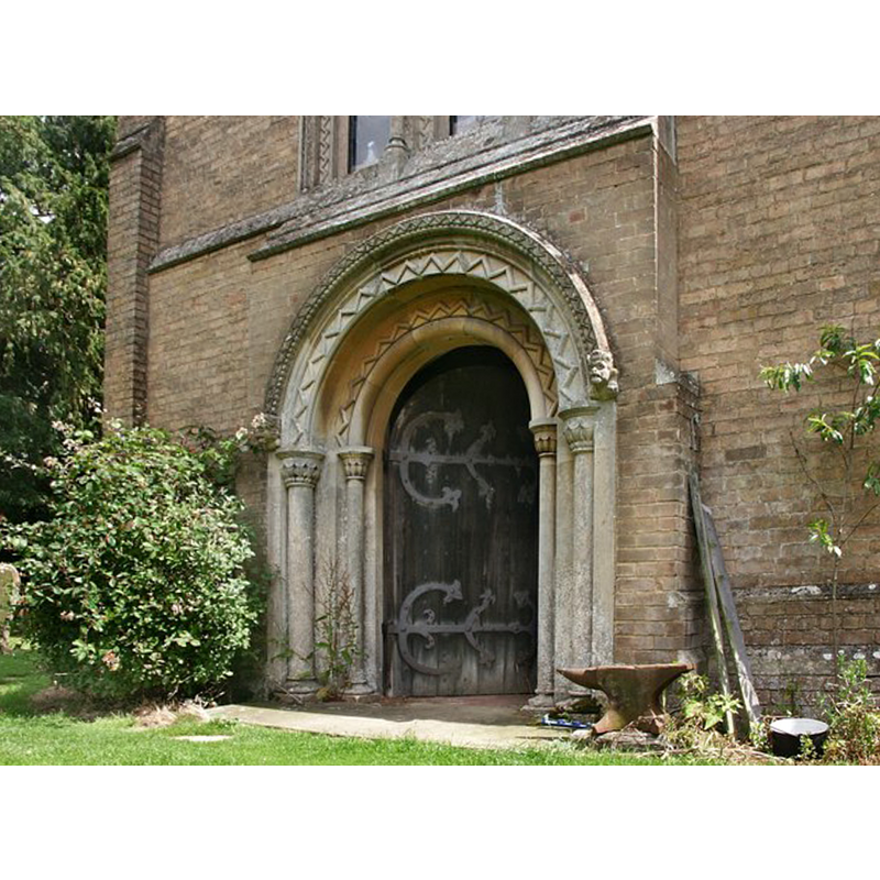 Source caption: "St Andrew's Church, Claxby (by Alford). The church of St Andrew is now a private dwelling."