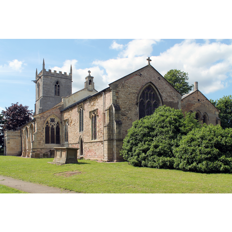Source caption: "St Martin's church, Owston Ferry. The earliest reference to the church is in 1145 when Robert de Mowbray gave the "living" (income) of the church, together with Belto and others, to the newly established Augustinian Newburgh Priory, situated sixteen miles north of York.The present church, dedicated to St Martin of Tours, dates from 1280 and none of the earlier church survives, although it was presumably on the same site and within the outer bailey when the nearby castle was beseiged."