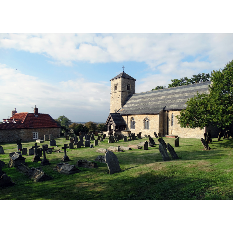 Source caption: "St John the Baptist Church in South Carlton. It belongs to a group of churches now belonging to what is known as "The Springline Parish" for like other villages in the area, South Carlton sits on raised ground at what was the ancient springline."