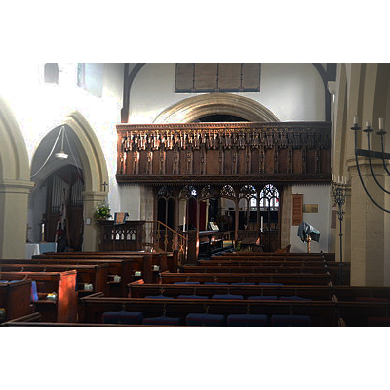 Source caption: "Church of St Oswald, Flamborough. [...] The church first appears in the historical records in 1150, when it was granted to Bridlington Priory by William FitzNigel. A south aisle was added around 1200, and a north aisle some 50 years later."