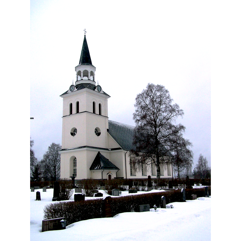the mid-18thC re-building of a medieval church
