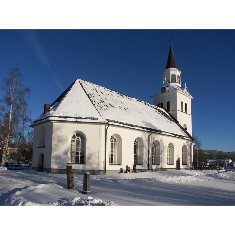 the mid-18thC re-building of a medieval church