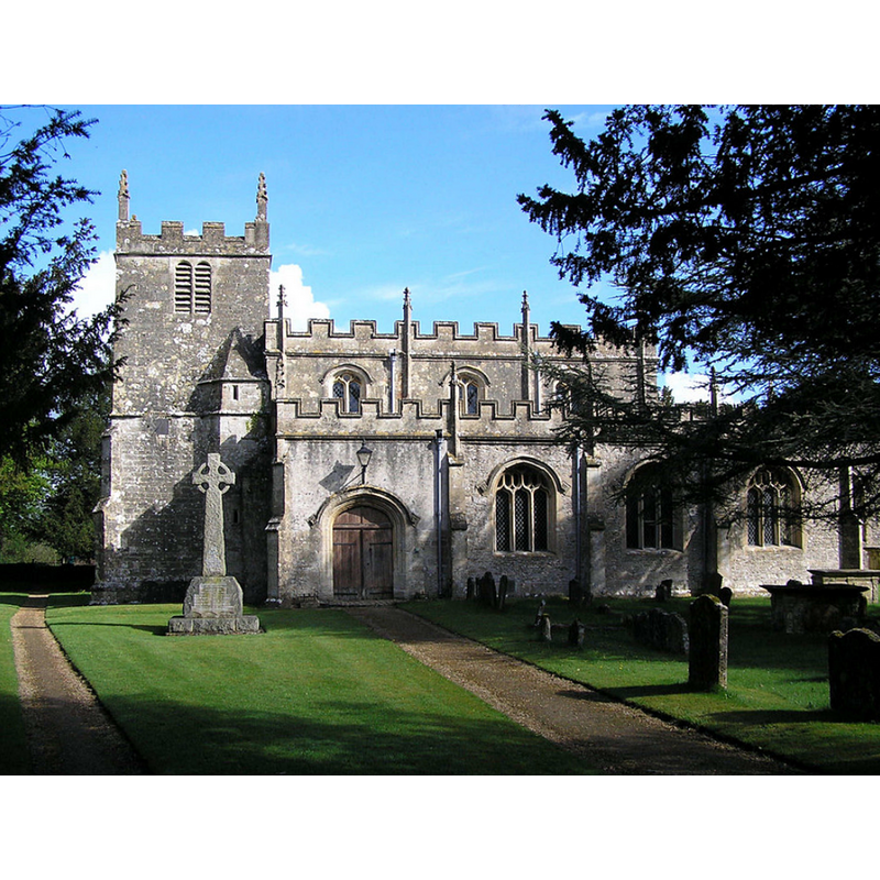 Source caption: "Holy Trinity Church, largly rebuilt between 1508 and 1540".