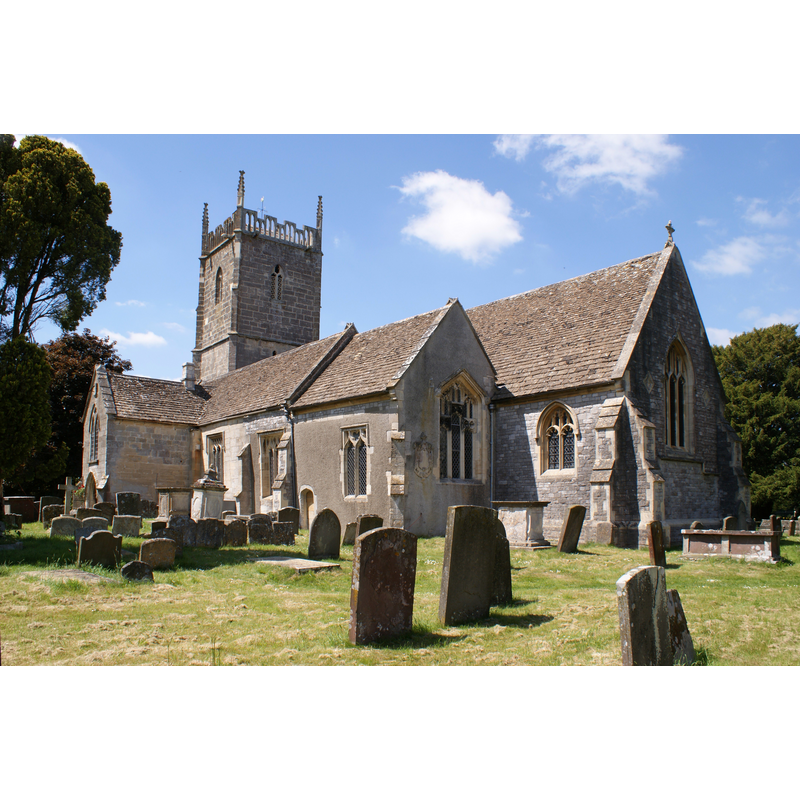 Source caption: "St. Mary the Virgin, Frampton-on-Severn, mostly dating from 1315, Decorated Style."