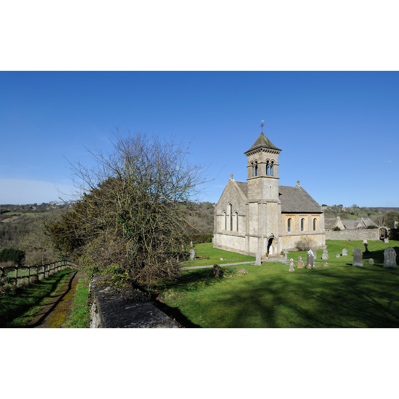 the mid-19thC church