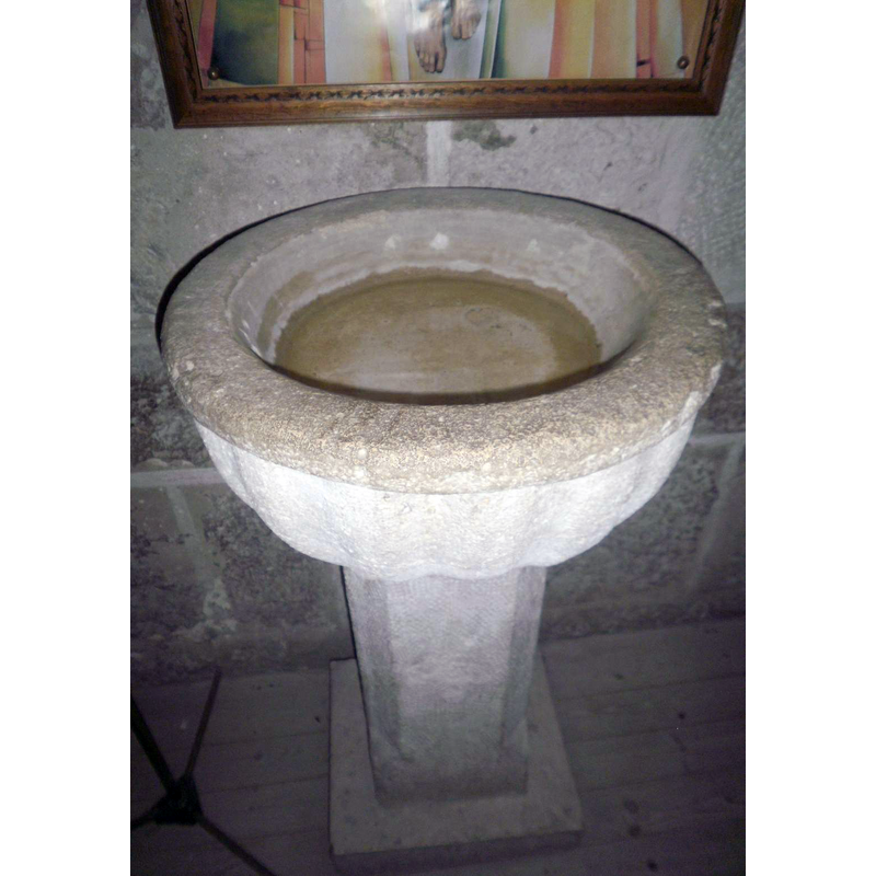 present stoup in use in this church