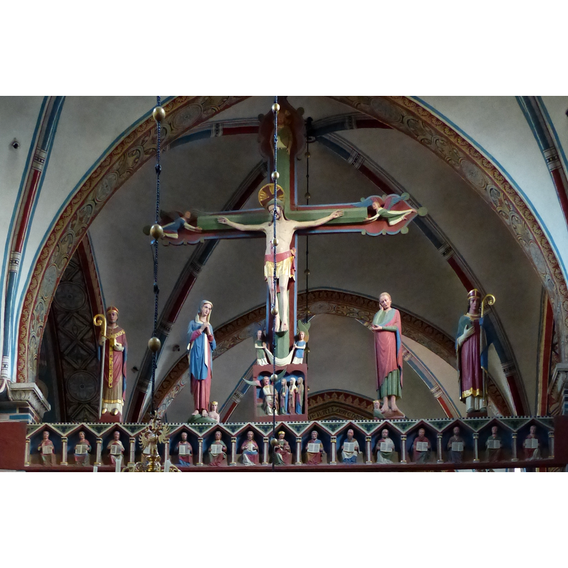 ca. 1230 but some of the figures were added or restored in the 19thC