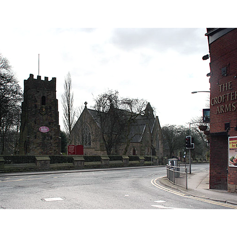 Source caption: "Saint Maxentius Tower at Bradshaw Chapel"