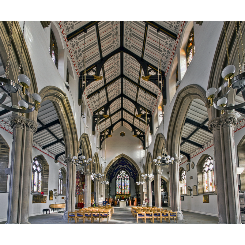 mid-19thC re-building of an originally medieval church