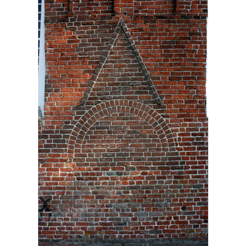 Source caption: "Kreisbahn Aurich Reste lombardisch beeinflusster Formen an der Kirche Victorbur".