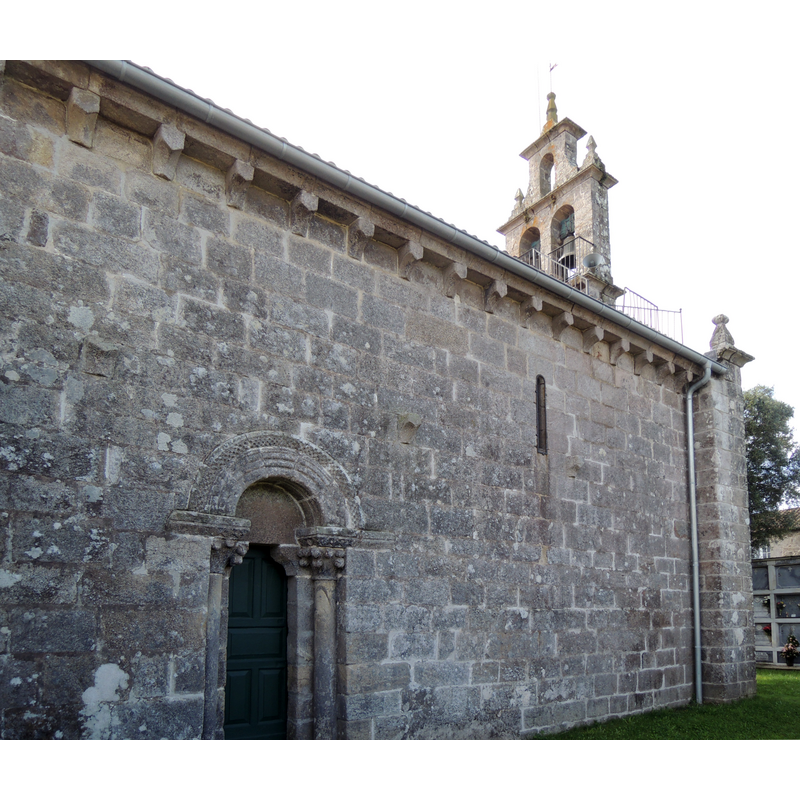 Source caption: "Muro norte de la nave."