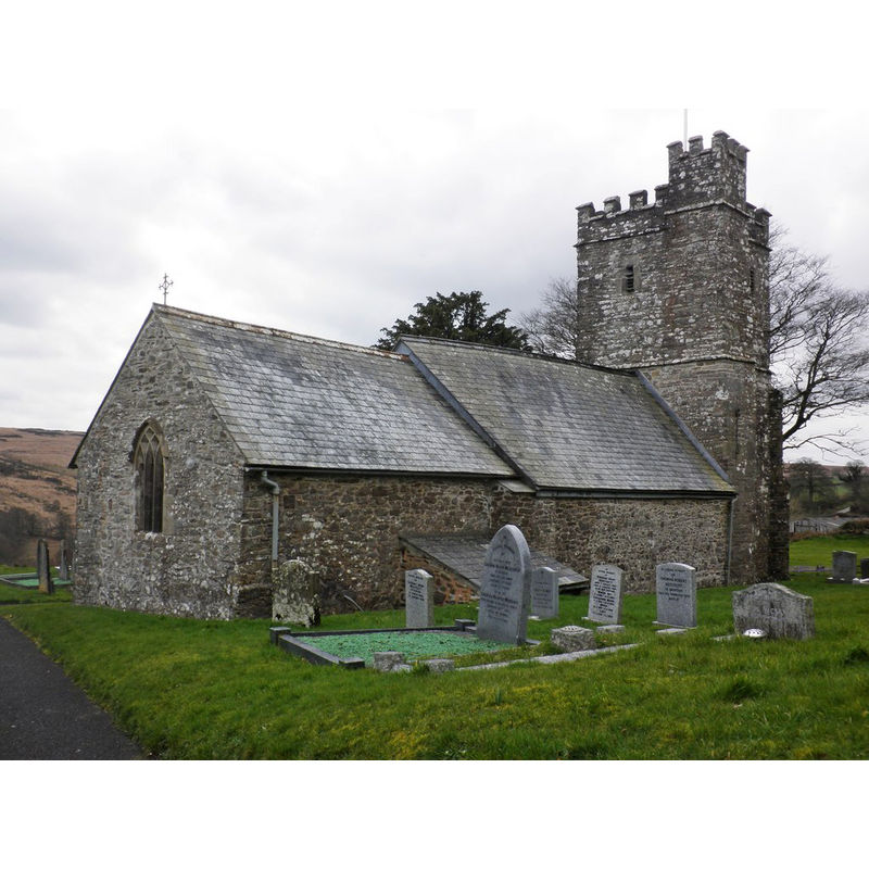 EXT NE digital photograph taken 5 March 2014 by Roger Cornfoot [www.geograph.org.uk/photo/3875535] [accessed 11 April 2019]
EXT SE digital photograph taken 29 May 2004 by John Sparshatt [www.geograph.org.uk/photo/3255573] [accessed 11 April 2019]   copyright 2012  Source caption: "St Giles Church, Hawkridge [...] late medieval [...] The tower was rebuilt in the early 17th century, restored and refitted in 1887, and restored extensively and rebuilt again in 1902."