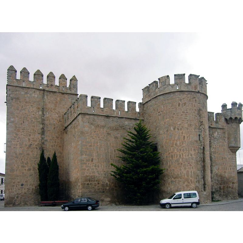 The apse of the castral chapel is said to have been incorporated into this side of the castle; the present building is actually 14thC, with 15thC modifications built on an earlier fortress of the 12thC
