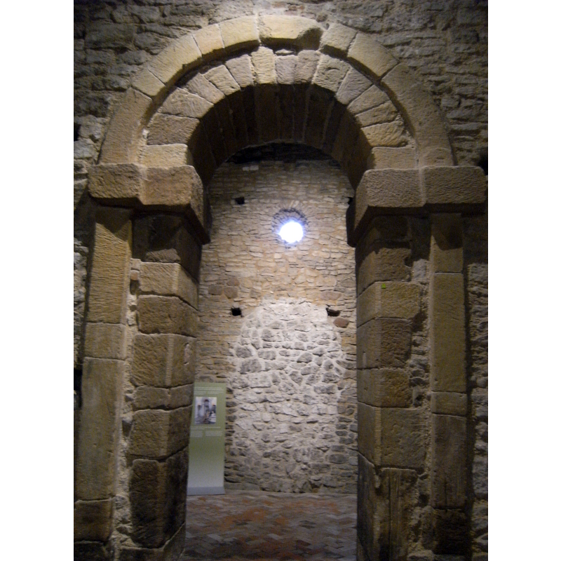 Source caption: "Internal view from the tower of St Peter's Church, Barton-upon-Humber, west to the baptistery".