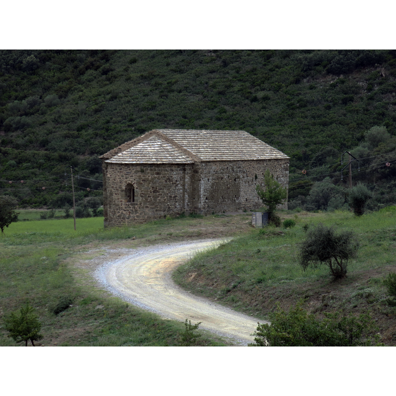 view of the supposedly parochial church of Santa Maria, part of the monastic compound of Sant Quirze