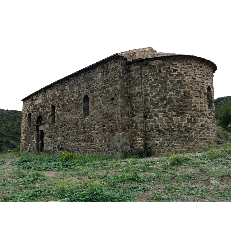 view of the supposedly parochial church of Santa Maria, part of the monastic compound of Sant Quirze