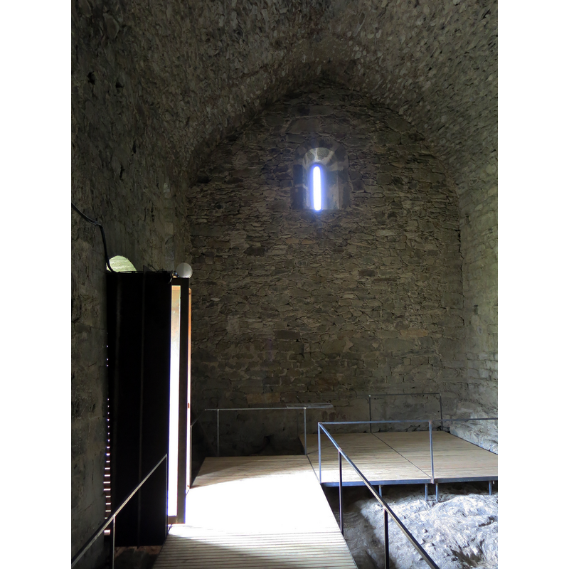 interior view of the supposedly parochial church of Santa Maria, part of the monastic compound of Sant Quirze