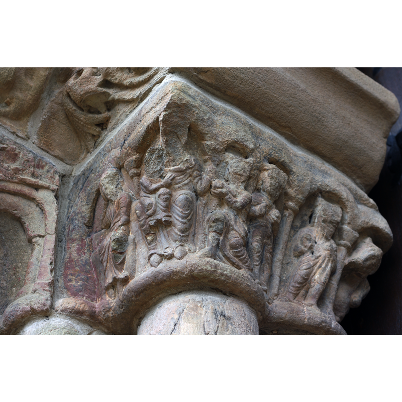 conflated scene: Dream of Joseph -- Adoration of the Magi