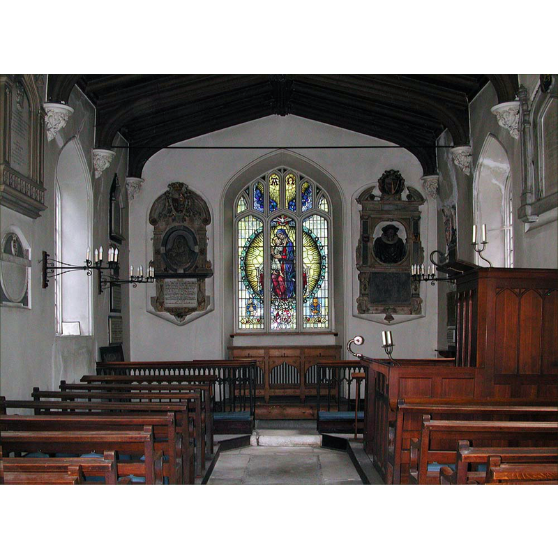 Source caption: "St Mary, Brentmead Gardens, West Twyford - East end. The old church". Disused during the time the later church was used as parochial; in 2010 the later church became a community hall and the old church was restored as the parish church of West Twyford