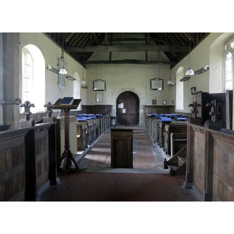 the top of the basin and the finial of the cover are barely discernible at the far back, right [north] side, among the benches