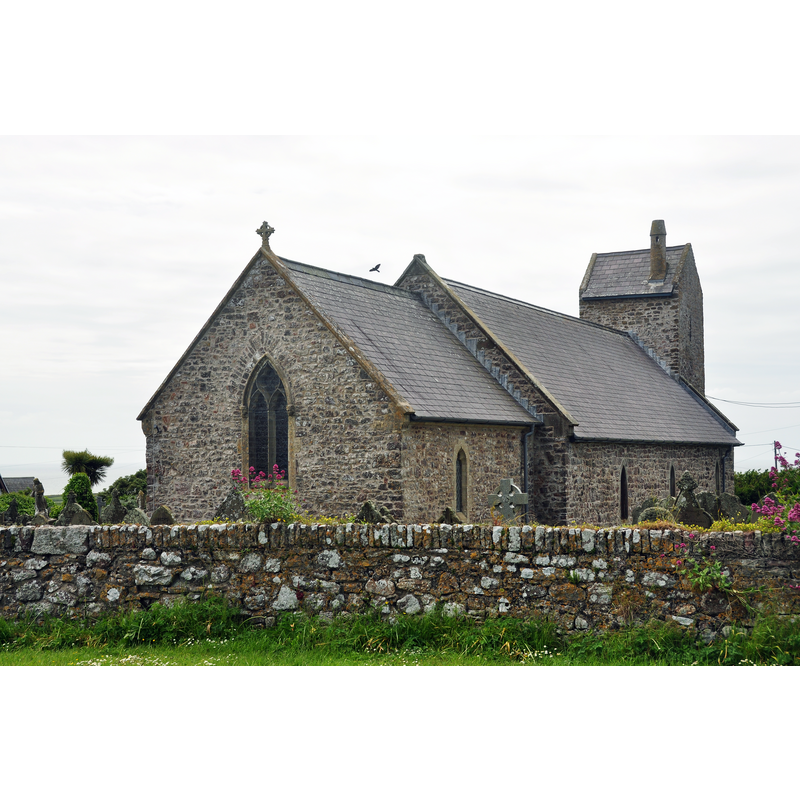 notice the chimeny on the saddle-type roof of the tower