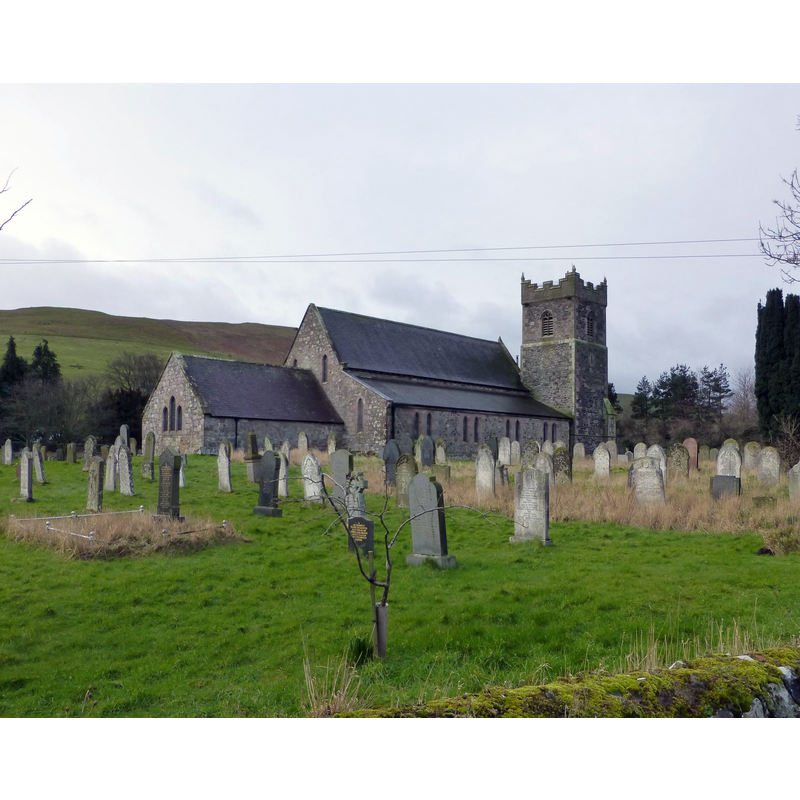 Source caption: "St Gregory the Great's Church, Kirknewton. A site of Christian worship since the 11th century or earlier, the chancel and south transept date from the late 15th century. Church restored by John Dobson of Newcastle in 1860."